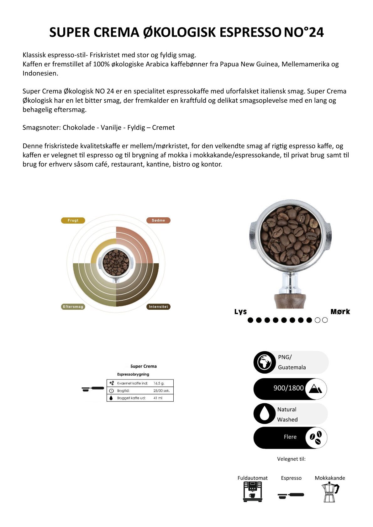 Super Crema no. 24, økologisk (espresso)